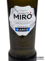 Miró Vermut Blanco Vorderseite Etikett