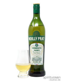 Noilly Prat Original Dry Glas und Flasche