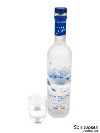 Grey Goose Glas und Flasche
