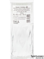 Haku Vodka Rückseite Etikett
