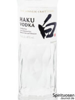 Haku Vodka Vorderseite Etikett