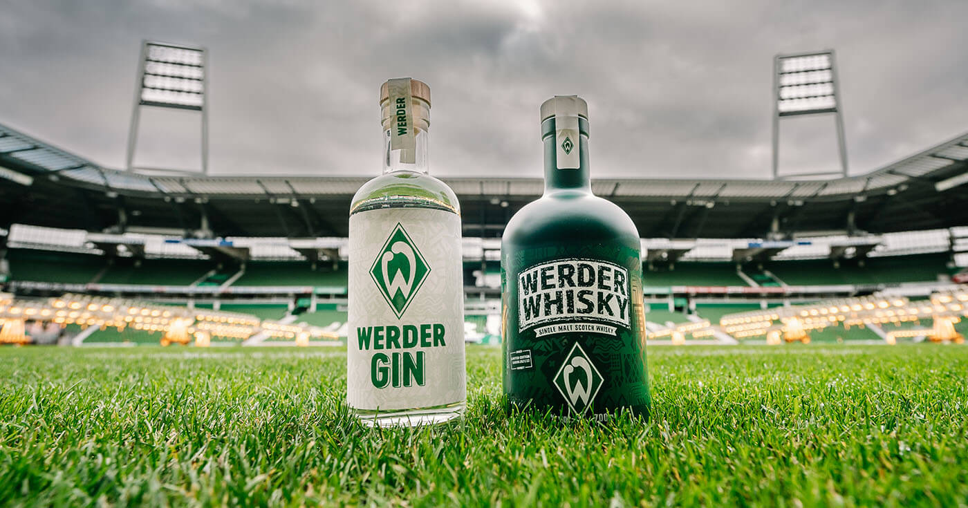 „Team Spirit“: Kirsch Import veröffentlicht Werder Whisky und Werder Gin