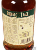 Buffalo Trace Rückseite Etikett