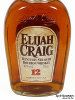 Elijah Craig 12 Jahre Vorderseite Etikett