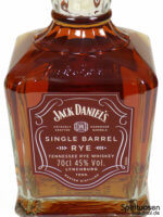 Jack Daniel's Single Barrel Rye Vorderseite Etikett