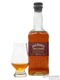 Jack Daniel's Triple Mash Glas und Flasche