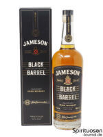 Jameson Black Barrel Verpackung und Flasche