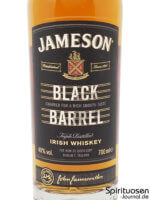 Jameson Black Barrel Vorderseite Etikett