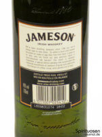 Jameson Caskmates Rückseite Etikett