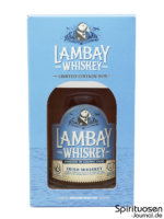 Lambay Blended Irish Whiskey Verpackung und Flasche