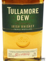 Tullamore Dew Irish Whiskey Vorderseite Etikett