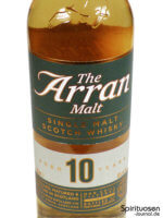 The Arran 10 Jahre Vorderseite Etikett