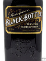Black Bottle Vorderseite Etikett
