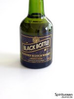 Black Bottle Vorderseite Etikett