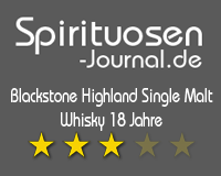 Blackstone Highland Single Malt Whisky 18 Jahre Wertung