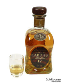 Cardhu 12 Jahre Glas und Flasche