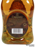 Cardhu 12 Jahre Rückseite Etikett