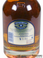 Chivas Regal 18 Jahre Rückseite Etikett