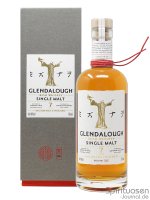 Glendalough Single Malt 7 Jahre Mizunara Oak Finish Verpackung und Flasche