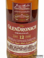 GlenDronach Original 12 Jahre Vorderseite Etikett