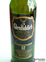 Glenfiddich 12 Jahre Vorderseite Etikett
