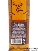 Glenfiddich 15 Jahre Rückseite Etikett