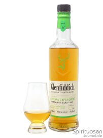 Glenfiddich Orchard Experiment Glas und Flasche