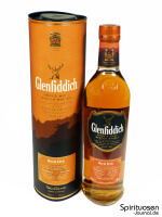 Glenfiddich Rich Oak 14 Jahre Verpackung und Flasche