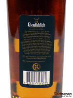 Glenfiddich Rich Oak 14 Jahre Rückseite Etikett