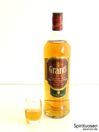 Grant's Family Reserve Glas und Flasche