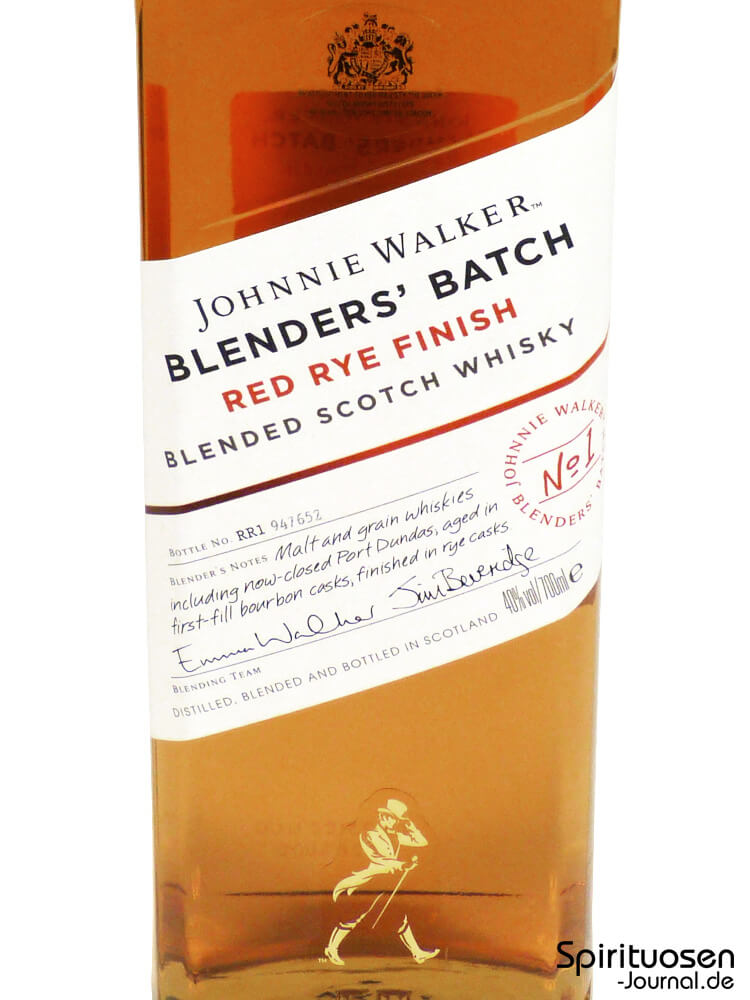Test Johnnie Walker Blenders' Batch Red Rye Finish
