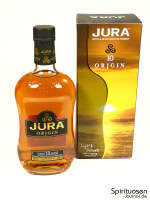 Jura 10 Jahre Origin Verpackung und Flasche