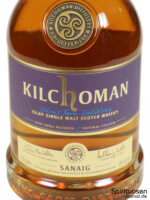 Kilchoman Sanaig Vorderseite Etikett