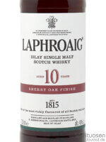 Laphroaig 10 Jahre Sherry Oak Finish Vorderseite Etikett