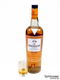 Macallan Amber Glas und Flasche