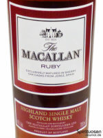 Macallan Ruby Vorderseite Etikett