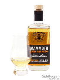 Mammoth Single Grain Classic Edition Glas und Flasche