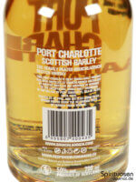 Port Charlotte Scottish Barley Rückseite Etikett