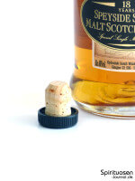Speyside Single Malt Whisky 18 Jahre Verschluss