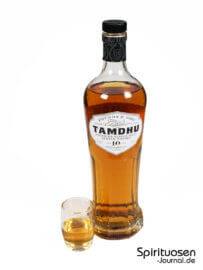 Tamdhu 10 Jahre Glas und Flasche