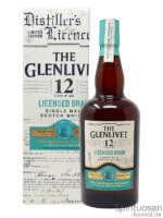 The Glenlivet 12 Jahre Licensed Dram Verpackung und Flasche