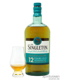 The Singleton of Dufftown 12 Jahre Glas und Flasche