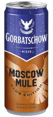 Wodka Gorbatschow launcht 'Moscow Mule' in der Dose