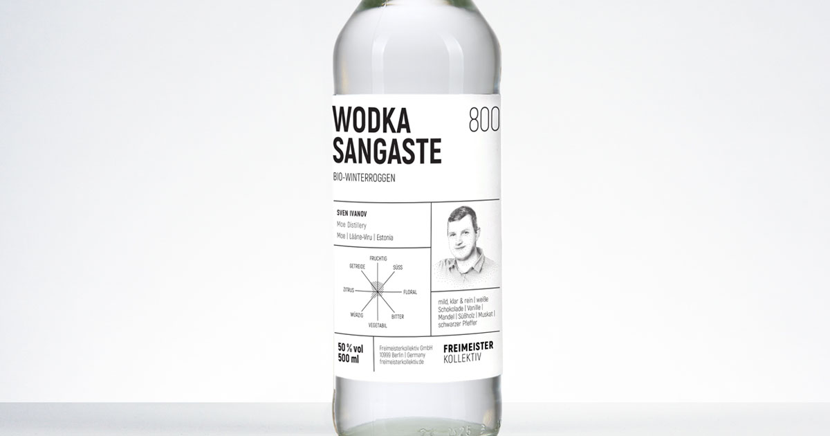 News: Freimeisterkollektiv präsentiert Wodka Sangaste 800