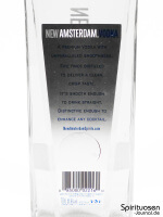 New Amsterdam Vodka Rückseite Etikett
