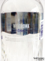 Wyborowa Wodka Rückseite Etikett