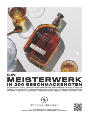 Woodford Reserve Kampagne 'Ein Meisterwerk in 200 Geschmacksnoten'