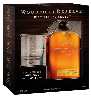 Woodford Reserve in Kürze im Geschenkset mit Tumbler erhältlich