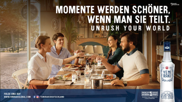 Yeni Raki setzt 'Unrush your World'-Kampagne fort