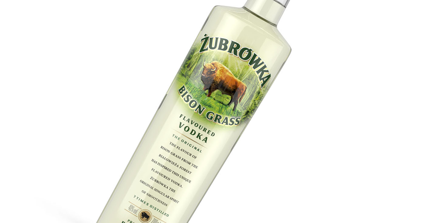 Aufgefrischt: Neues Flaschendesign für Żubrówka Bison Grass Vodka